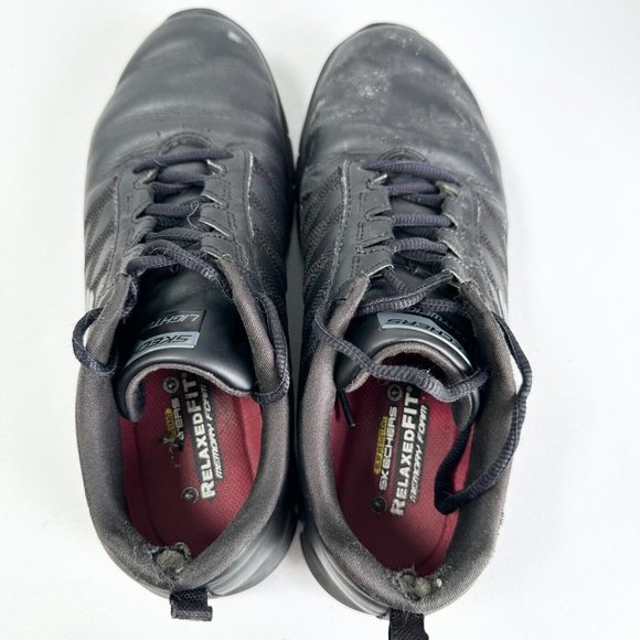 Skechers Work Shoes Womens Size US 9 Black Memory Foam Slip Resistant Light - Picture 11 of 13